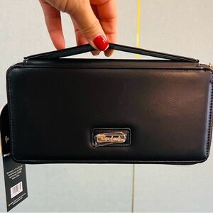 Elegant Black Women's Handbag butter leather